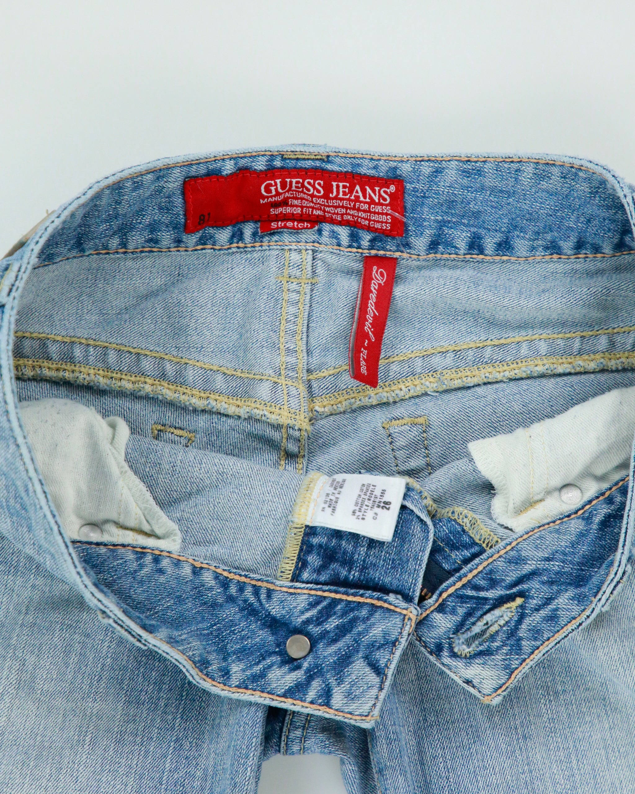 Vintage Y2K 2000s Guess 'Daredevil Flare' Jeans - W27 L32