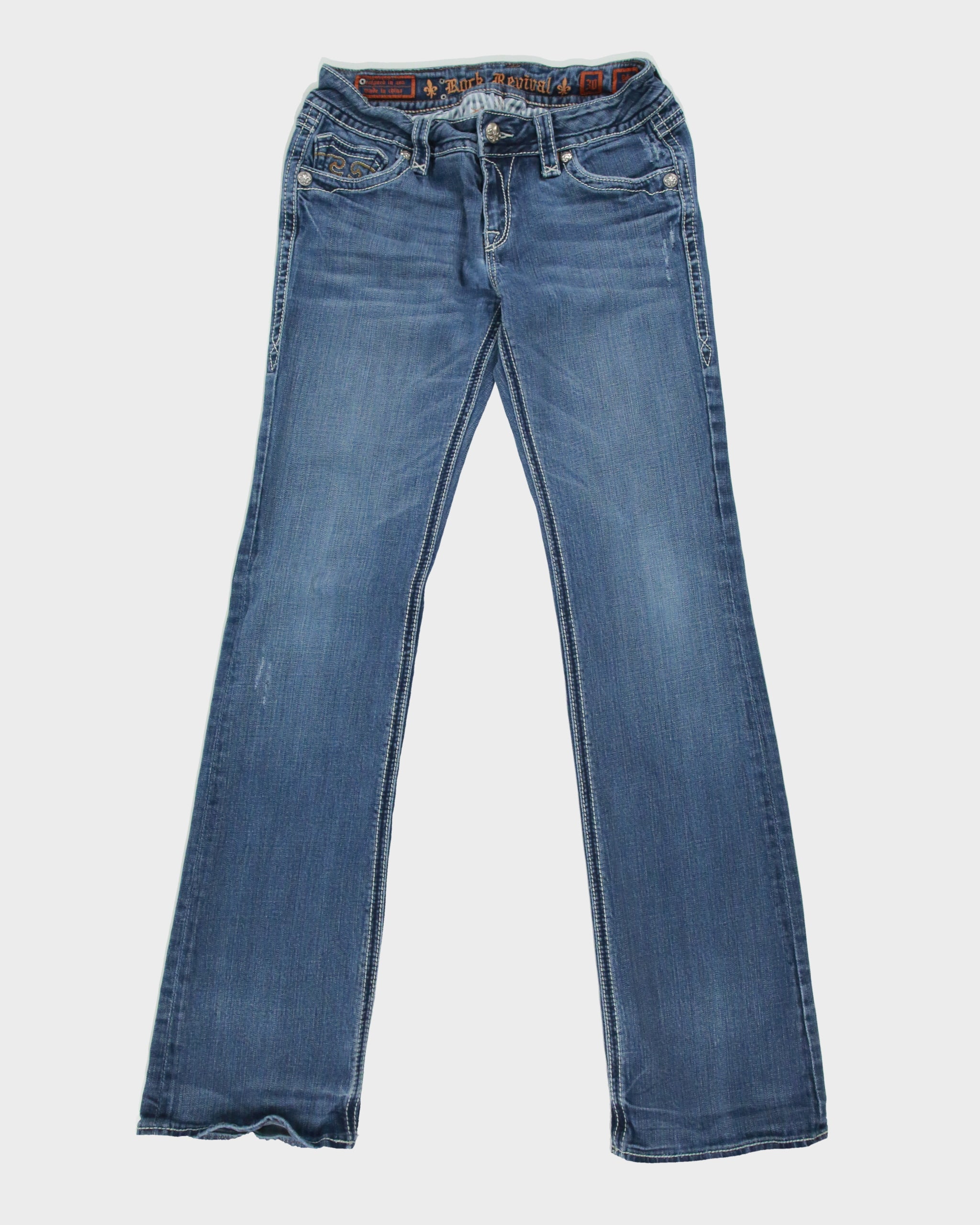 Vintage Y2K 2000s Rock &amp; Republic 'Debbie' Slim Bootcut Jeans - W30 L33