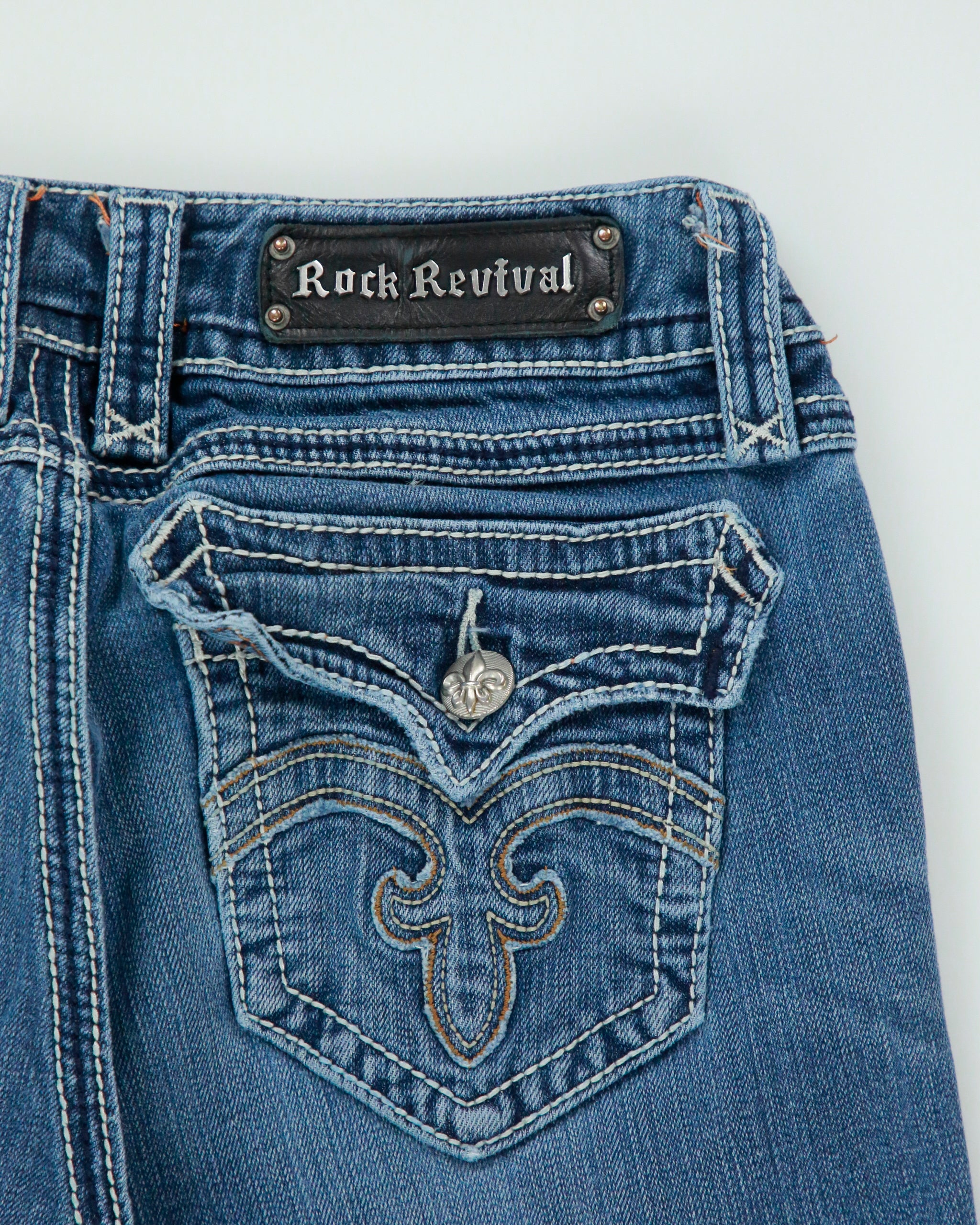 Vintage Y2K 2000s Rock &amp; Republic 'Debbie' Slim Bootcut Jeans - W30 L33