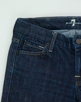 Vintage Y2K 2000s 7 For All Man Kind Mini Rhinestone Bootcut Jeans - W29 L31