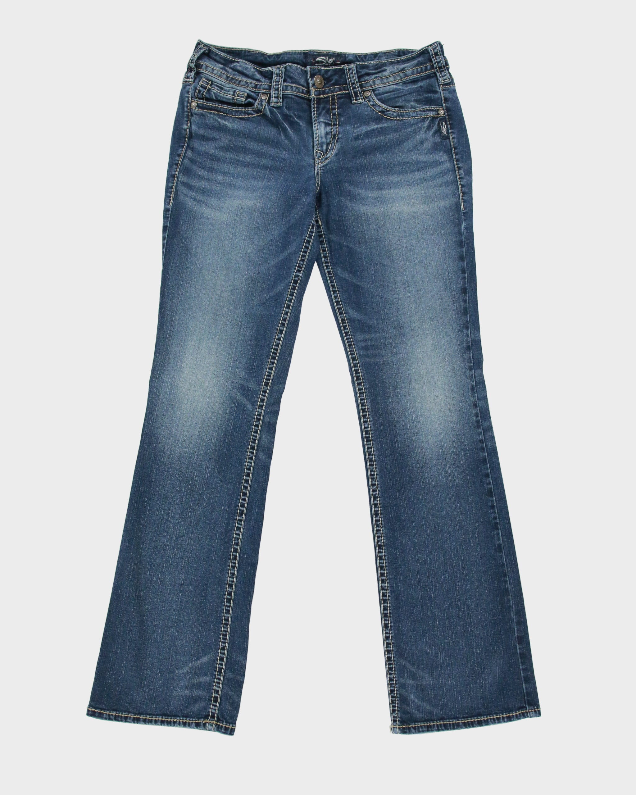 Vintage Y2K 2000s Silver Jeans Company 'Suki' Slim Bootcut Jeans - W32 L32