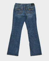 Vintage Y2K 2000s Silver Jeans Company 'Suki' Slim Bootcut Jeans - W32 L32