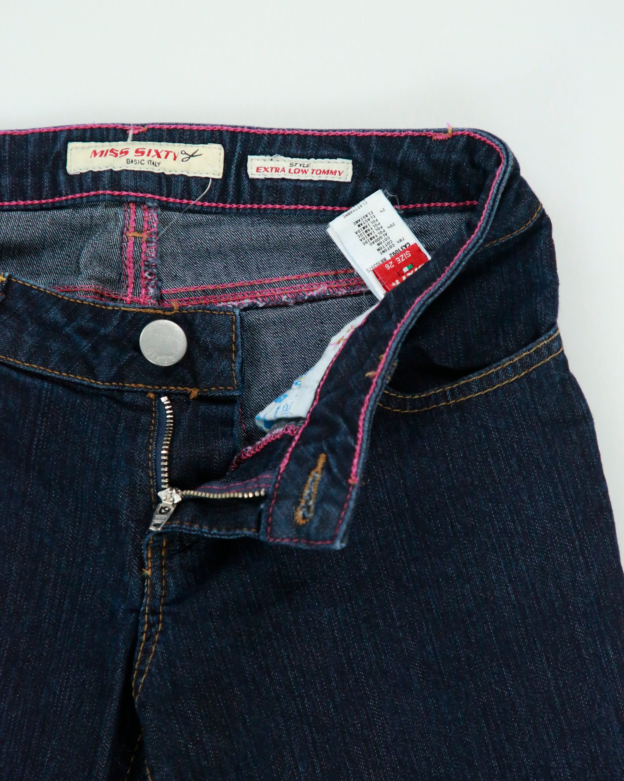 Vintage Y2K 2000s Miss Sixty 'Extra Low Tommy' Flared Jeans - W26 L32