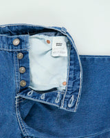Vintage 1995 Levi's Batwing White Tab Made In Canada Raw Hem Flared Dragonfly Jeans - W25 L27