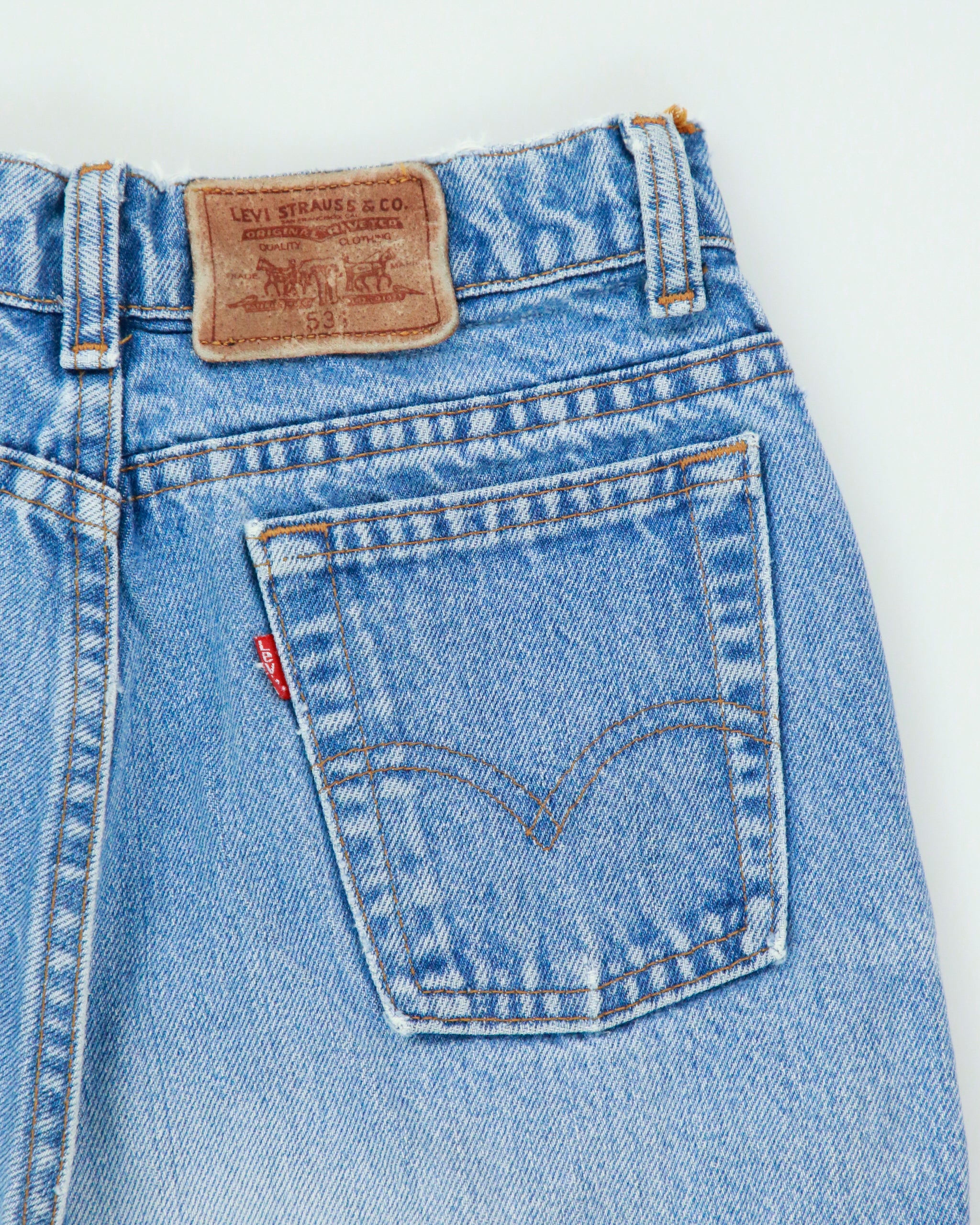 Vintage 1988 Levi's 534 Made In Canada High Waisted Slim Fit Jeans - W24 L30