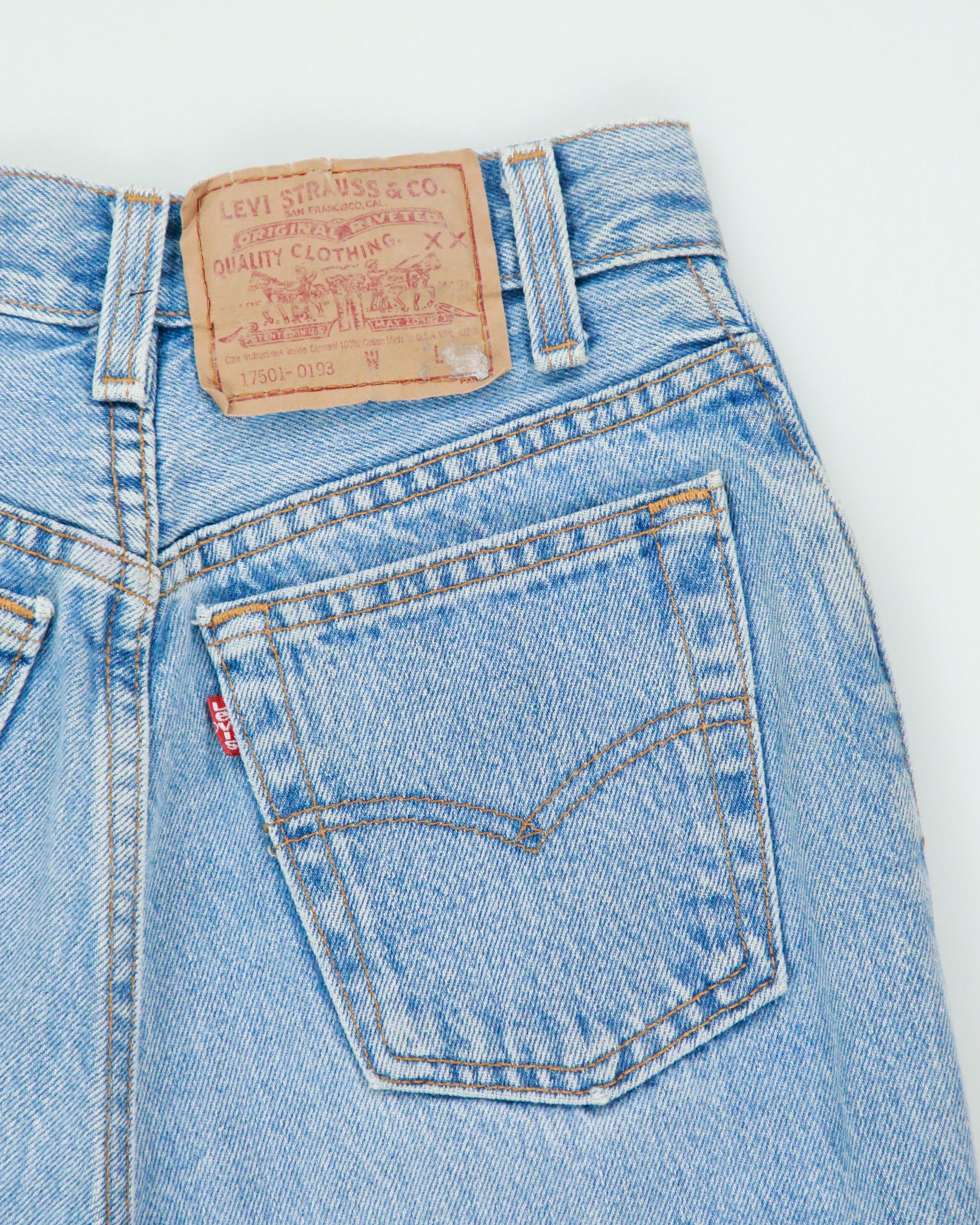 Vintage 1993 Levi's 501 Batwing Made In USA Jeans - W23 L30