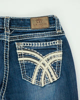 Vintage Y2K 00s L.A. Idol Contrast Stitch Skinny Jeans - W28 L30