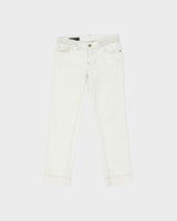 Vintage F/W 2010 Gucci Women's Low Rise Contrast Stitch Braided Slim Fit Denim Jeans - W28 L27
