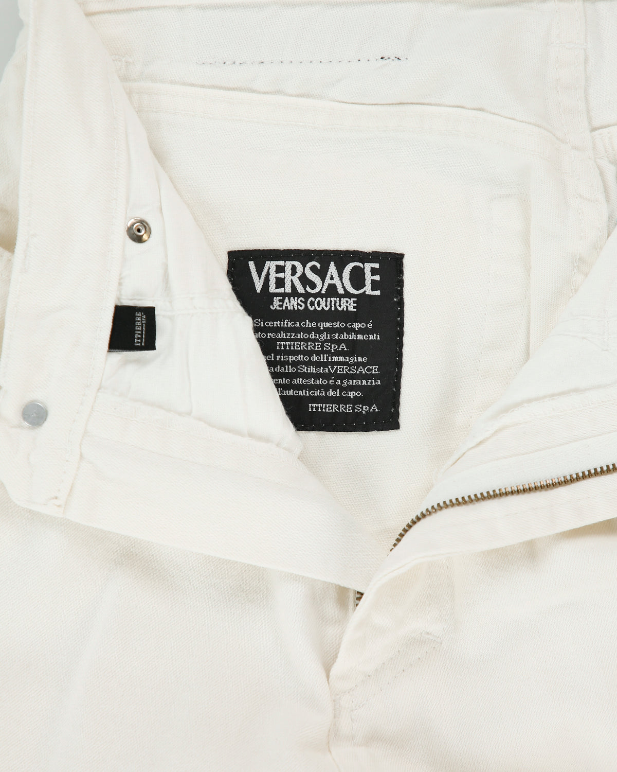 Vintage 1990s Versace Jeans Couture Women's High Rise Relaxed Fit Tapered Denim Jeans - W29 L31