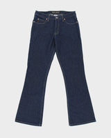Vintage Y2K 00s Guess Women's Mid Rise Indigo Denim Made In America Bootcut Jeans - W30 L32