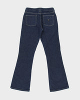 Vintage Y2K 00s Guess Women's Mid Rise Indigo Denim Made In America Bootcut Jeans - W30 L32