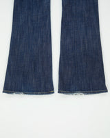 Vintage Y2K 00s Rock &amp; Republic Women's Low Rise Stone Wash Denim Made In USA Patch Flap Pocket Bootcut Jeans - W25 L31