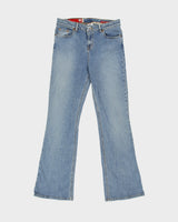 Vintage Y2K 00s Guess Women's High Rise Stone Wash Stretch Denim Bootcut Jeans - W34 L32