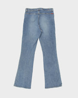 Vintage Y2K 00s Guess Women's High Rise Stone Wash Stretch Denim Bootcut Jeans - W34 L32