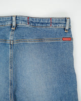 Vintage Y2K 00s Guess Women's High Rise Stone Wash Stretch Denim Bootcut Jeans - W34 L32
