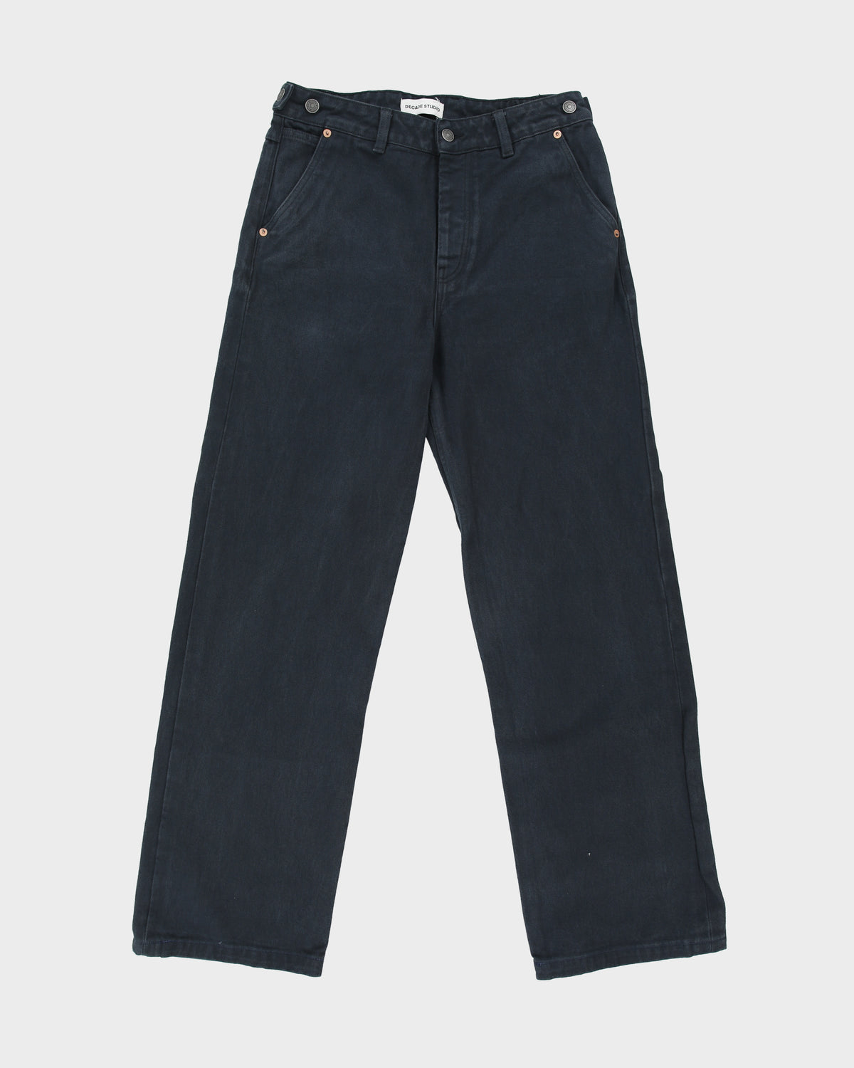 DS Decade Studio Women's 'Archie' 13oz Denim High Rise Relaxed Straight Leg Jeans - W30 L32