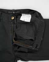 Vintage Y2K 00s Ralph RL Lauren Black Label Women's Low Rise Japanese Denim Bootcut Jeans - W26 L31