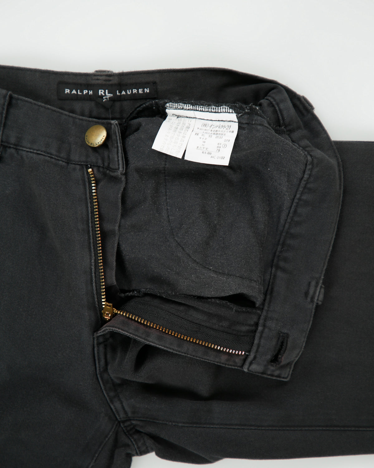 Vintage Y2K 00s Ralph RL Lauren Black Label Women's Low Rise Japanese Denim Bootcut Jeans - W26 L31