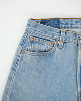 Vintage 1993 Levi's 501 Red Batwing Women's Made In USA Straight Leg Denim Jeans - W29 L30