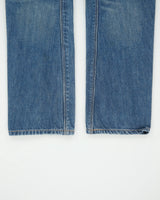 Vintage Y2K 00s Levi's Engineered Women's Low Rise Seam Front Barrel Leg Slim Fit Denim Jeans - W28 L32