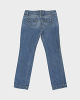 Vintage '05 Y2K Diesel Women's Low Rise Stone Wash Denim Straight Leg Jeans - W31 L32