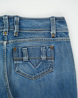 Vintage '05 Y2K Diesel Women's Low Rise Stone Wash Denim Straight Leg Jeans - W31 L32