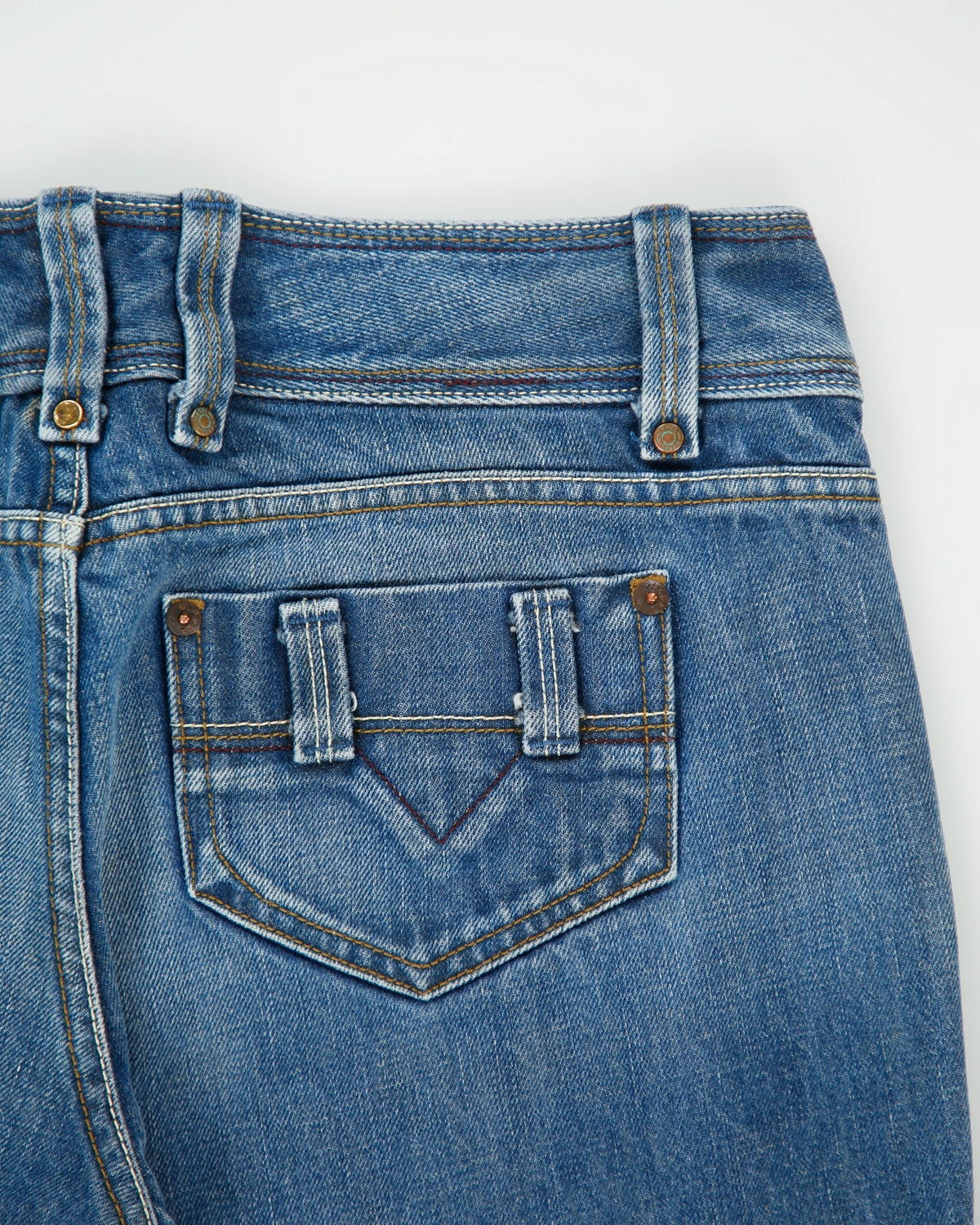 Vintage '05 Y2K Diesel Women's Low Rise Stone Wash Denim Straight Leg Jeans - W31 L32