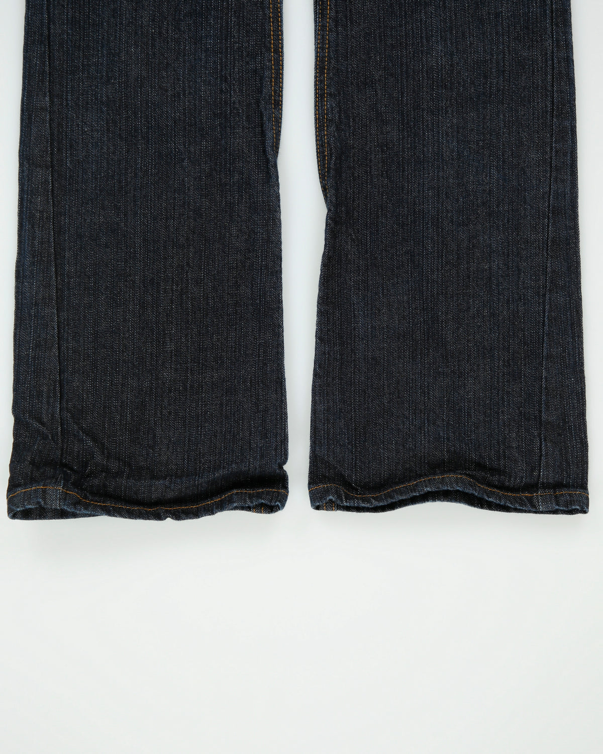 Vintage Y2K 00s Guess Doheny Women's Low Rise Raw Indigo Denim Flap Pocket Bootcut Jeans - W29 L34