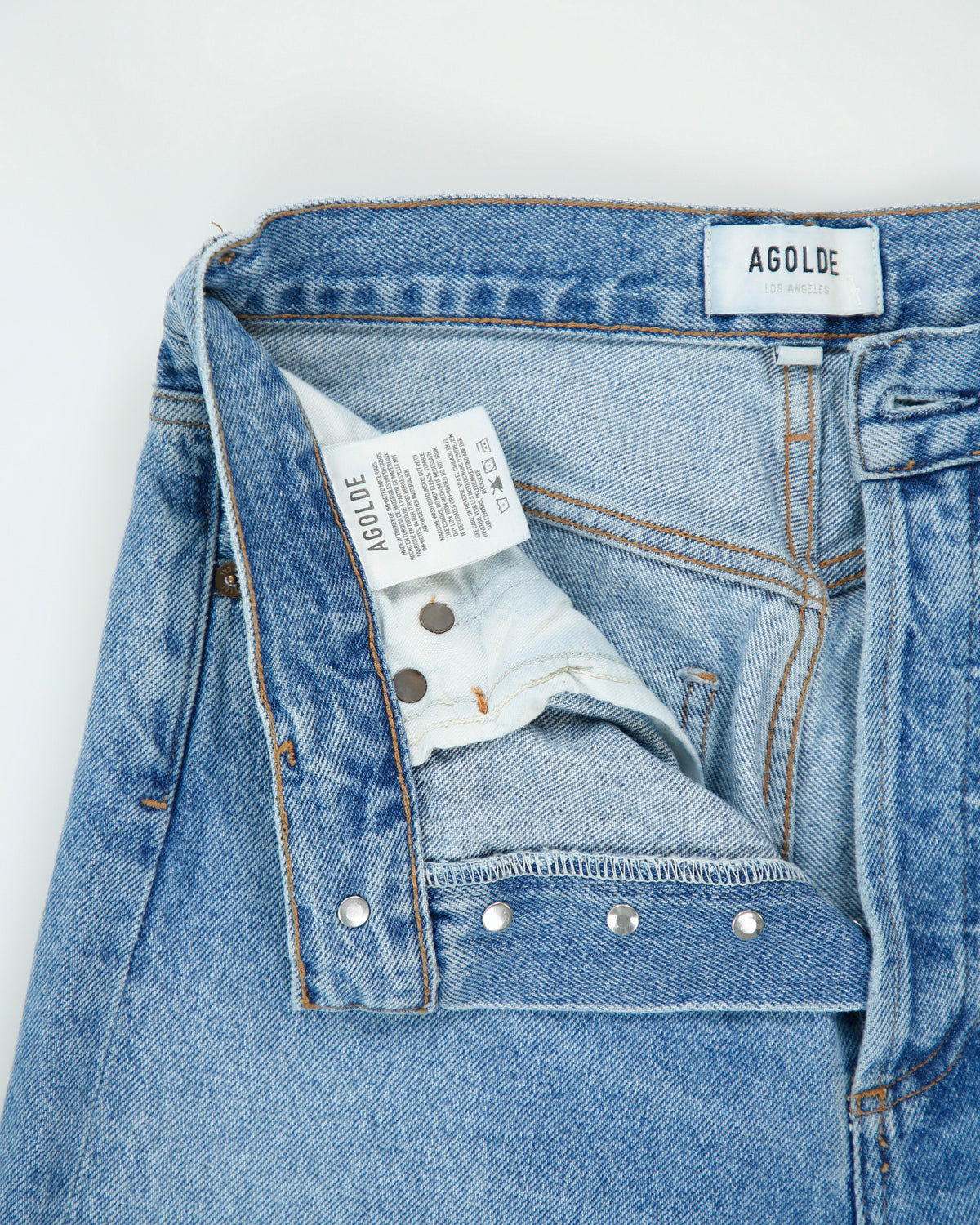 Agolde '90's' Women's Mid Rise Denim Relaxed Straight Leg Jeans - W26 L29