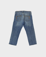 Vintage Y2K 00s Burberry Women's Low Rise Denim Slim Fit 3/4 Length Capri Jeans - W28 L22