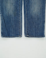 Vintage Y2K 00s Burberry Women's Low Rise Denim Slim Fit 3/4 Length Capri Jeans - W28 L22