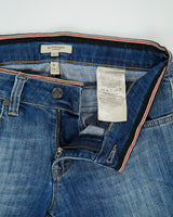 Vintage Y2K 00s Burberry Women's Low Rise Denim Slim Fit 3/4 Length Capri Jeans - W28 L22