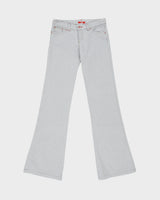 Vintage Y2K 00s EDC By Esprit Women's Low Rise Striped Denim Bootcut Flare Jeans - W27 L34