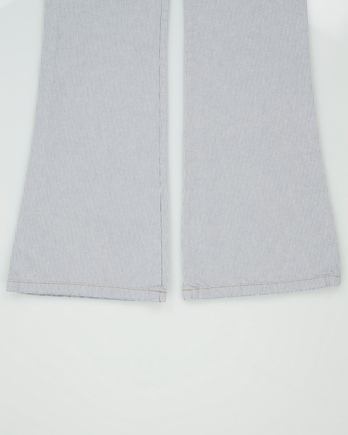 Vintage Y2K 00s EDC By Esprit Women's Low Rise Striped Denim Bootcut Flare Jeans - W27 L34