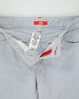 Vintage Y2K 00s EDC By Esprit Women's Low Rise Striped Denim Bootcut Flare Jeans - W27 L34