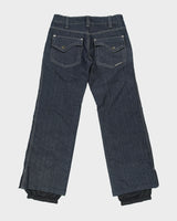 DSWT Sessions Ridge Women's Indigo 'Chase Denim' RECCO Tech Wide Leg Snowboard/Ski Jeans - W32 L32