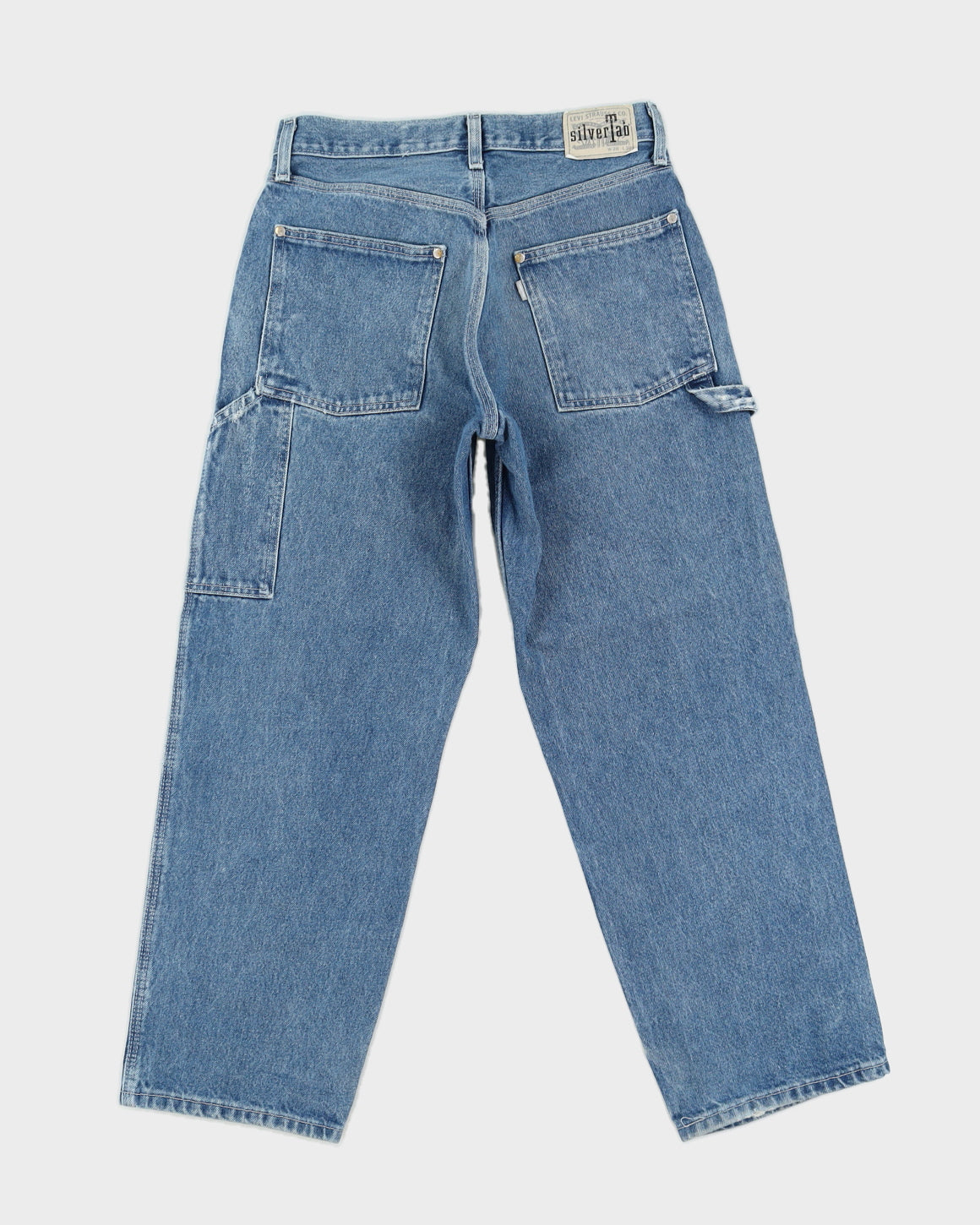 Levi's SilverTab Carpenter Cargo Blue Jeans - W28 L30