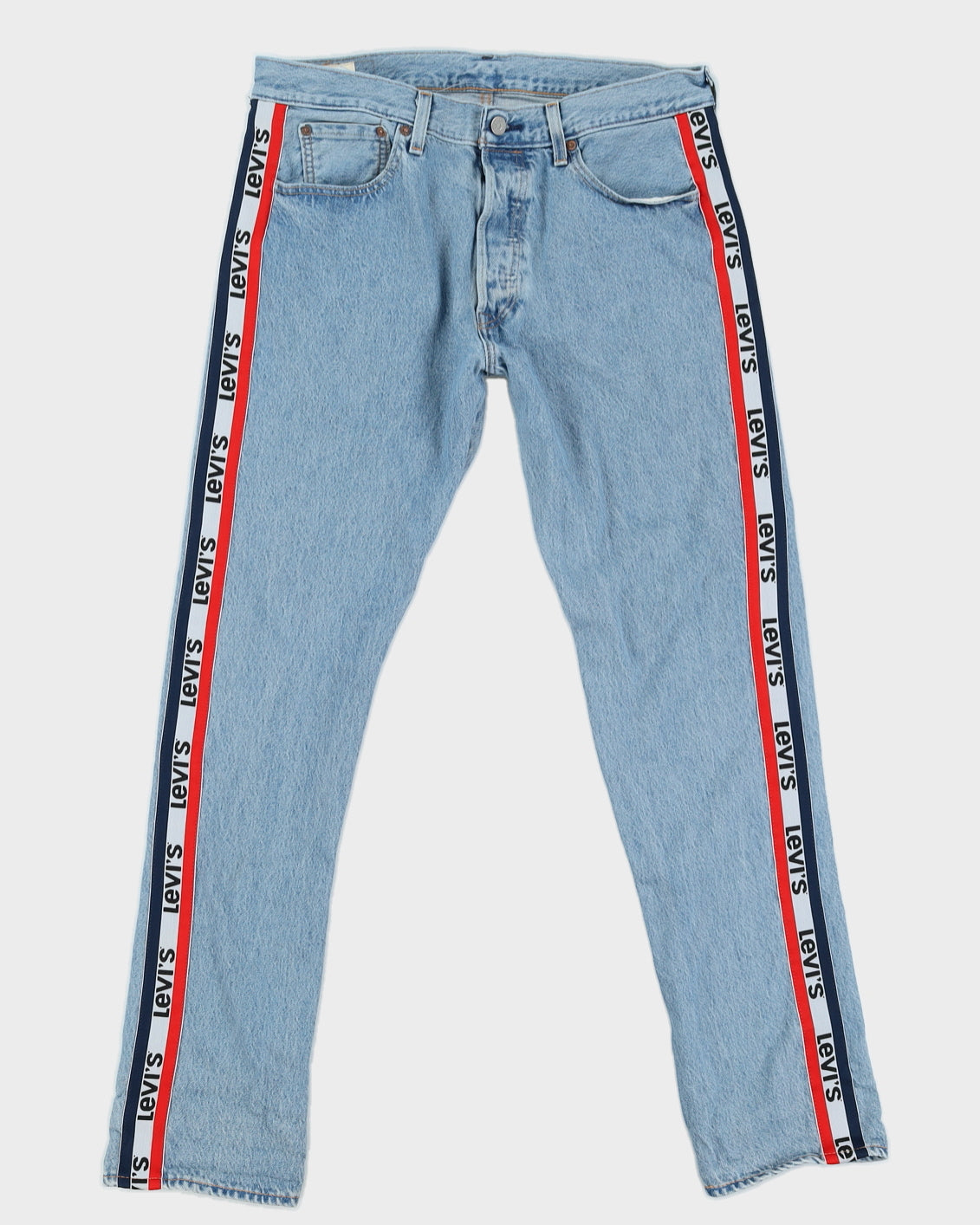 Levi's Medium Wash Branded 501 Jeans - W34 L34