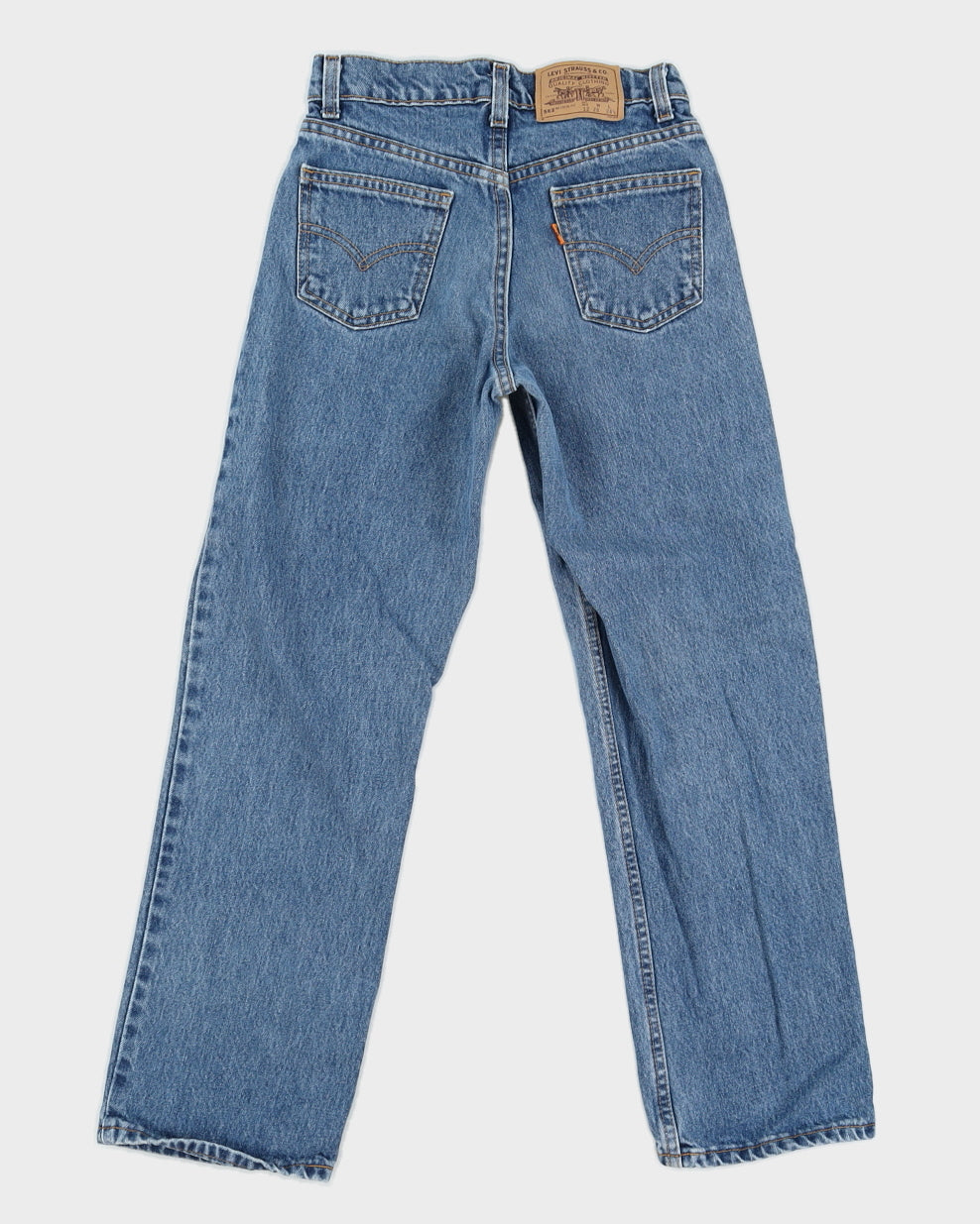 Vintage 90s Levi's Medium Wash Orange Tab Jeans - W24 L26