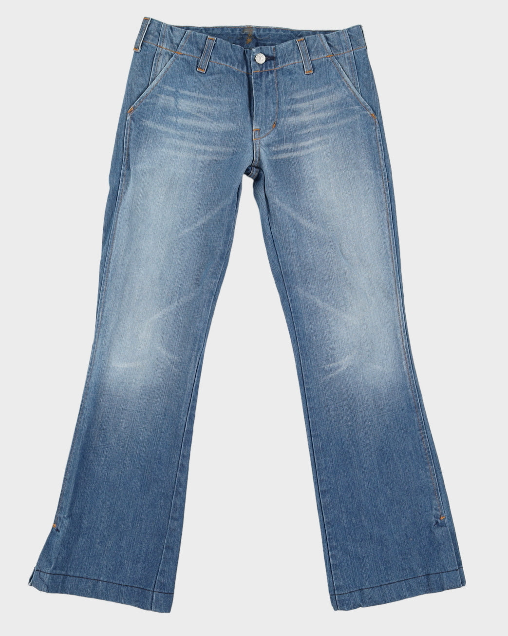 7 For All Mankind Low Rise Bootcut Denim Jeans - W27