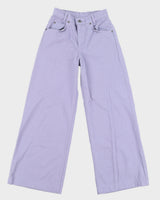 00s Levi's White Tab Purple High Waisted Wide Leg Jeans - W26 L30