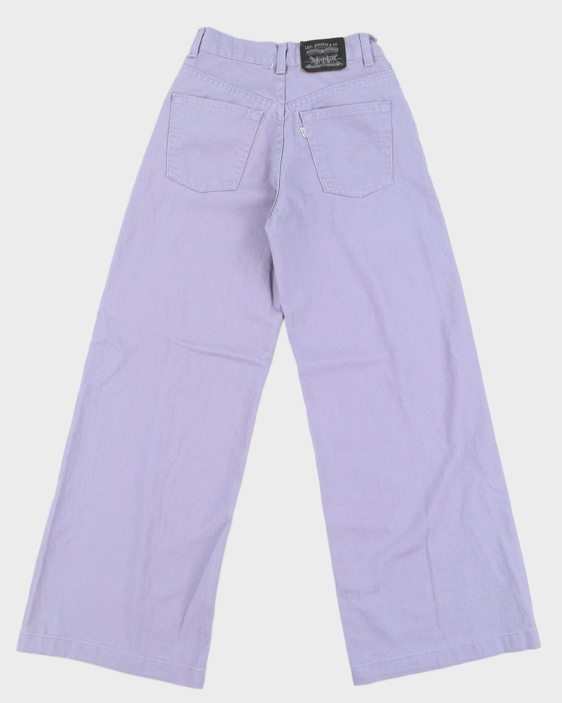 00s Levi's White Tab Purple High Waisted Wide Leg Jeans - W26 L30