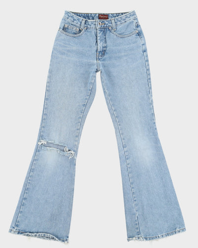 Y2K 00s Pepe Jeans Low Rise Light Wash Flares - W27 L31