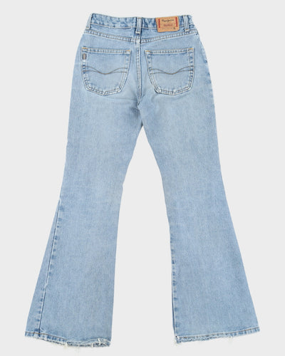 Y2K 00s Pepe Jeans Low Rise Light Wash Flares - W27 L31