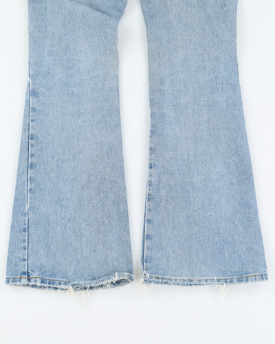 Y2K 00s Pepe Jeans Low Rise Light Wash Flares - W27 L31