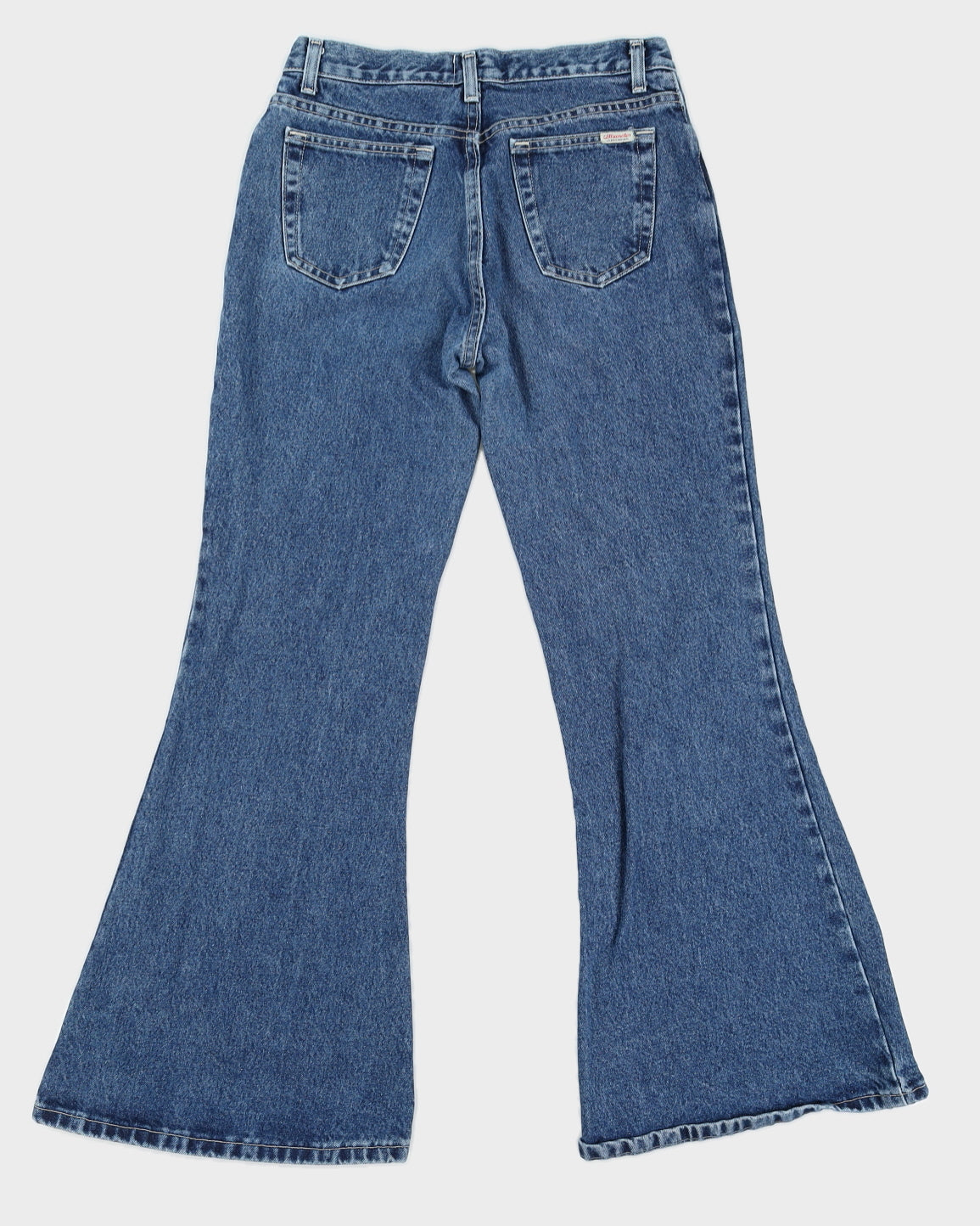 Y2K 00s Blue Notes Groovywear Dark Wash Denim Flares - W30 L31