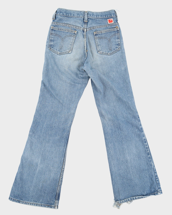 Vintage 80s GWG Blue Denim Flared Jeans - W27 L30