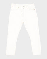Levi's Big E Re-Pro White Jeans - W34 L28