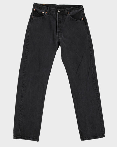 Vintage 90s Levi's 501 Washed Black Denim Jeans - W32