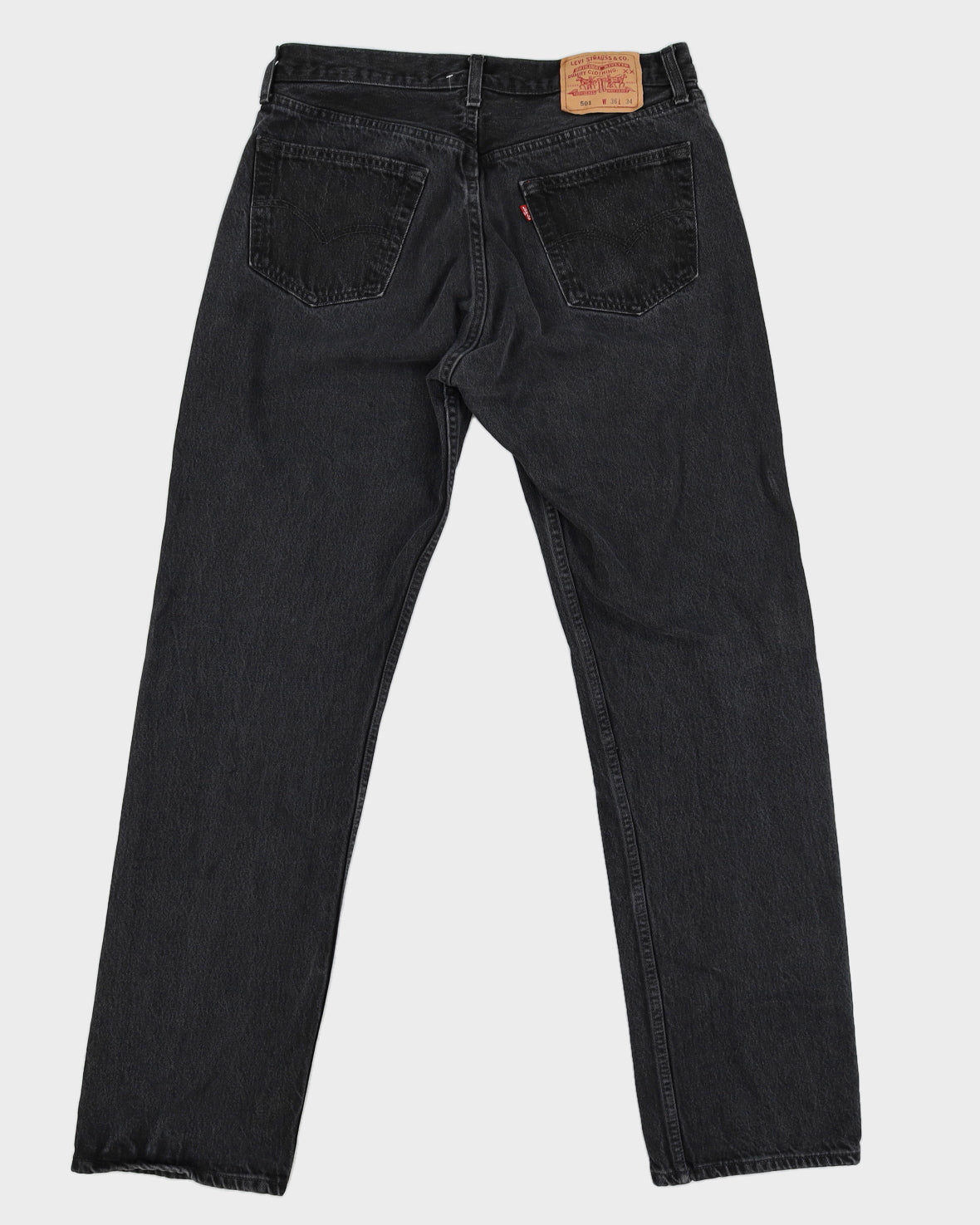 Vintage 90s Levi's 501 Washed Black Denim Jeans - W32